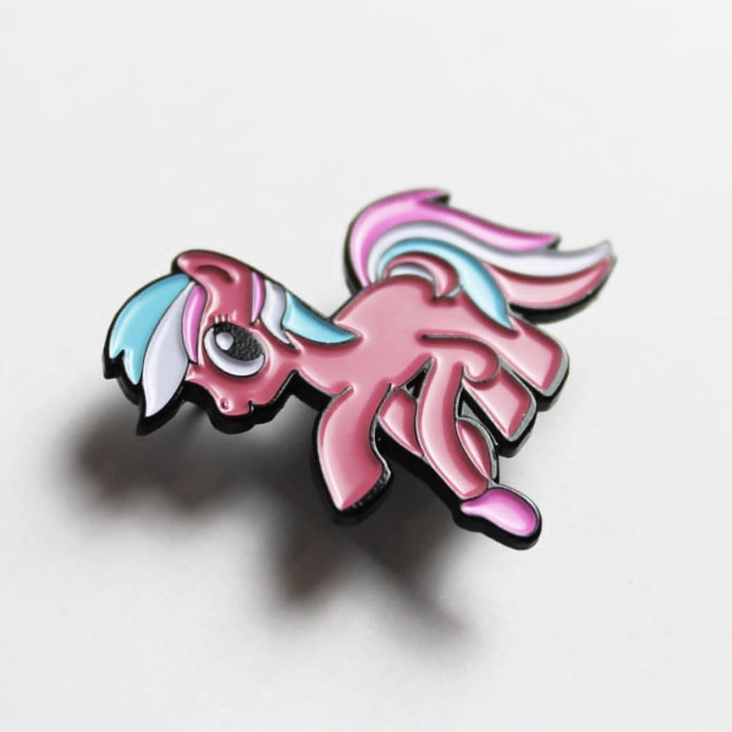 My Little Boney enamel pin